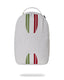 Sac à dos - ITALY RACING STRIPES BACKPACK WHITE - SPRAYGROUND-Magna-Carta