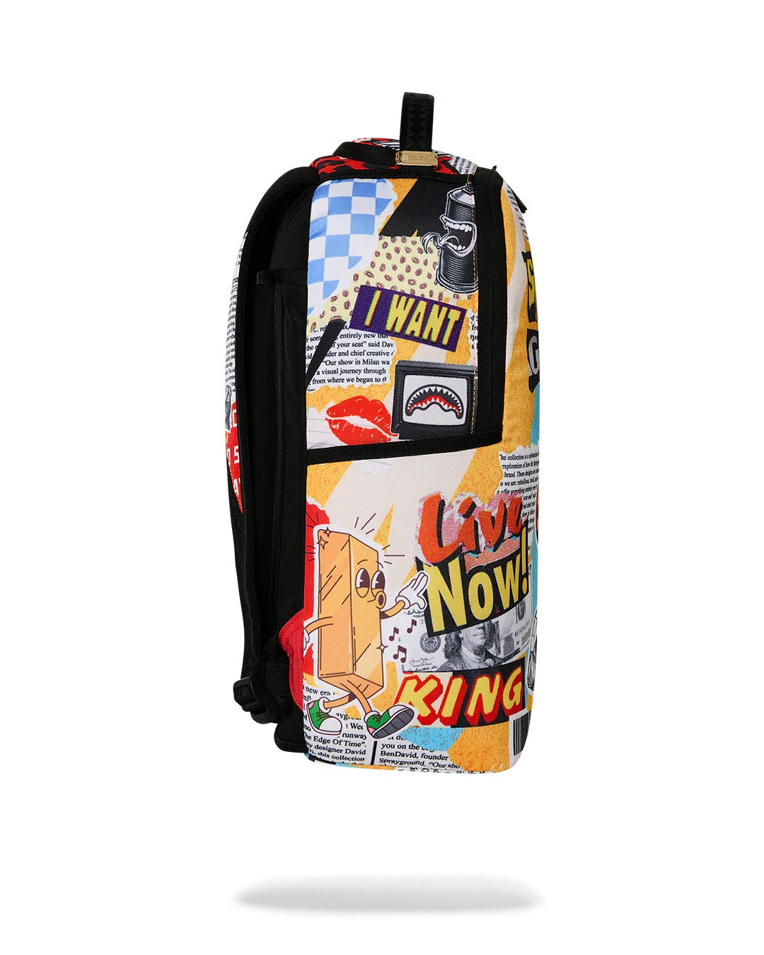 Sac à dos - LIPS MAGAZINE COLLAGE BACKPACK - SPRAYGROUND-Magna-Carta