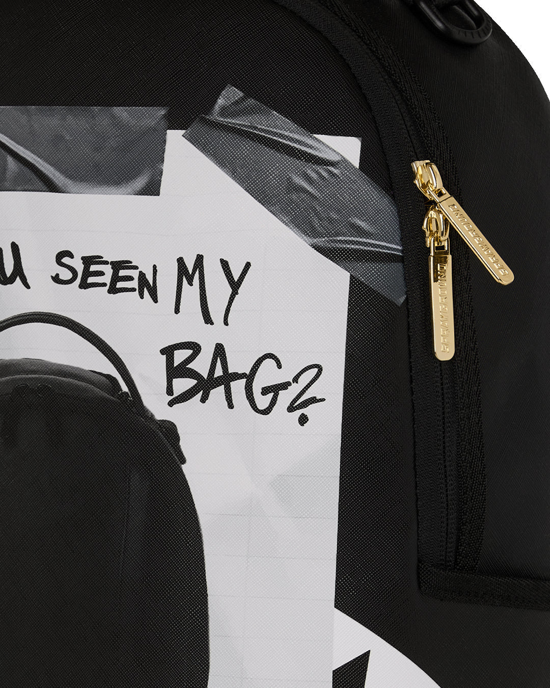 Sac à dos - MISSING BAG FLYER ON BAG WITH REAL CUT STRIPS BACKPACK - SPRAYGROUND-Magna-Carta