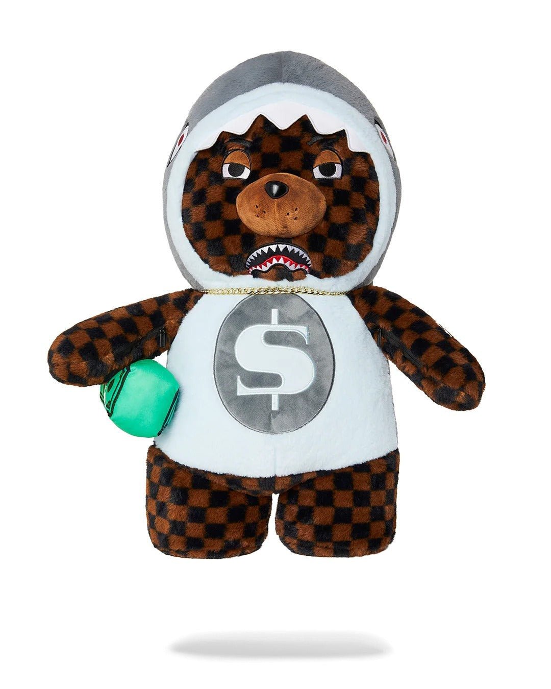 Sac à dos - MONEY BEAR IN SHARK COSTUME BEAR BACKPACK - SPRAYGROUND-Magna-Carta Main image