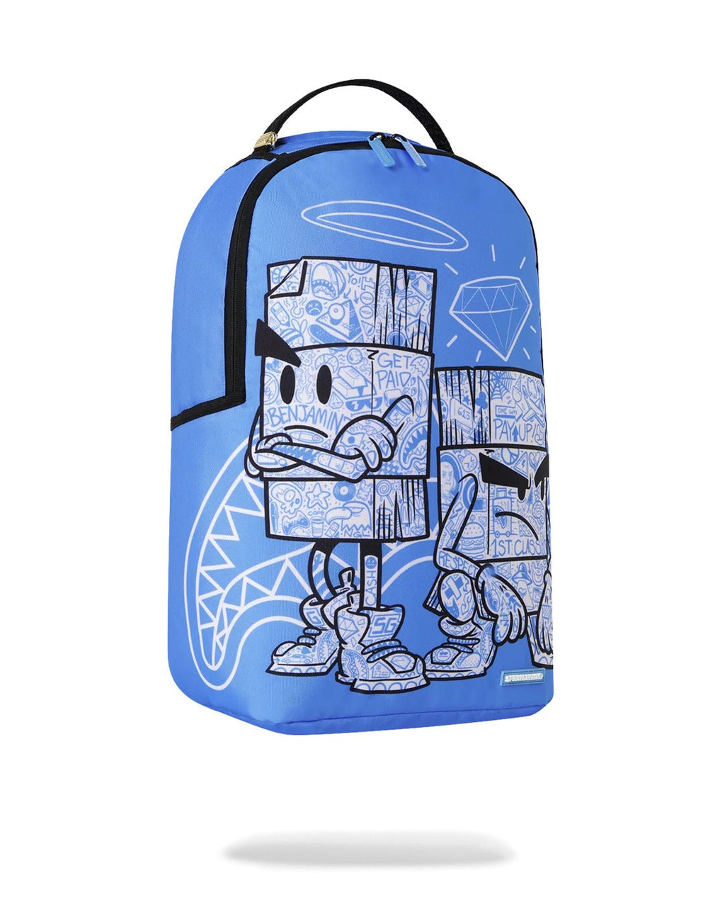 Sac à dos - MONEY BOYS COLOR BLOCK DOODLE BACKPACK - SPRAYGROUND-Magna-Carta