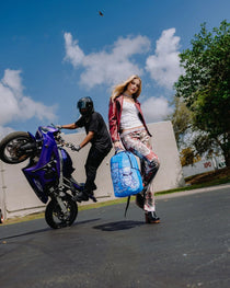 Sac à dos - MONEY BOYS COLOR BLOCK DOODLE BACKPACK - SPRAYGROUND-Magna-Carta