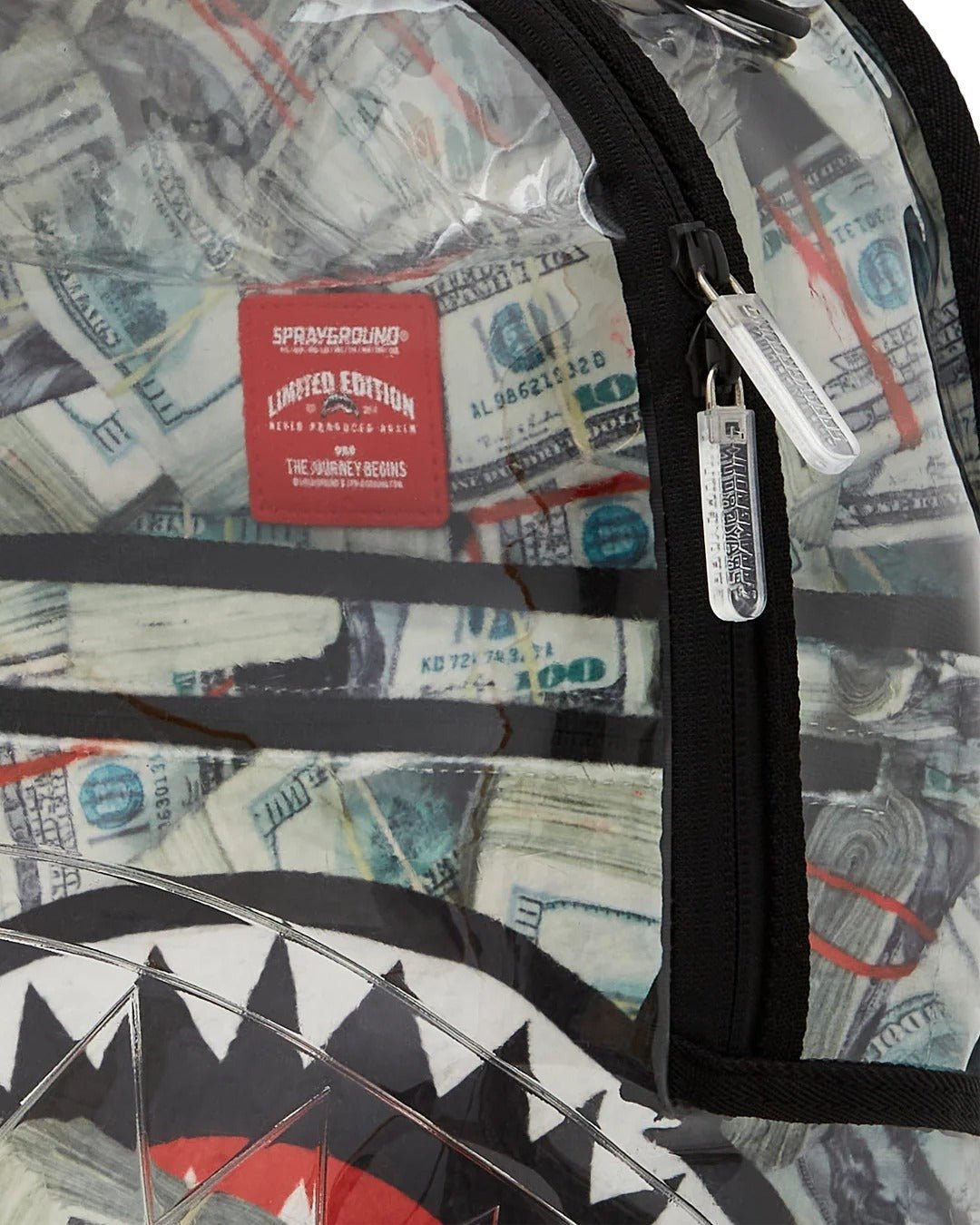 Sac à dos - MONEY PILE DLXS CLEAR BACKPACK - SPRAYGROUND-Magna-Carta