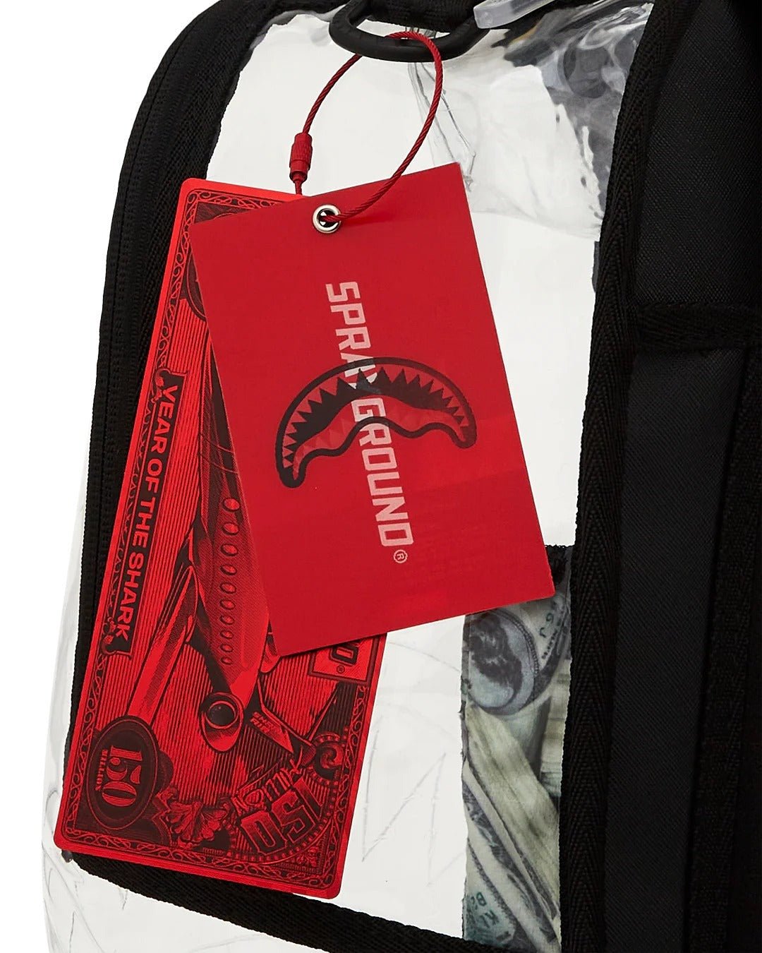 Sac à dos - MONEY PILE DLXS CLEAR BACKPACK - SPRAYGROUND-Magna-Carta