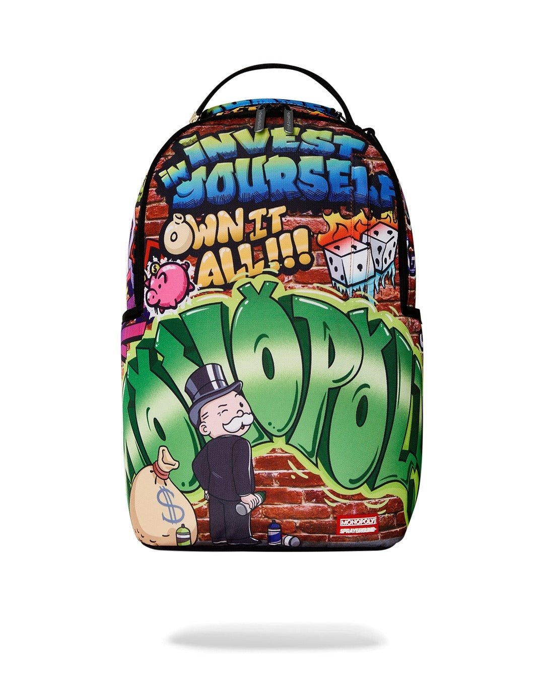 Sac à dos - MONOPOLY MAN GRAFFITI DLXR BACKPACK - SPRAYGROUND-Magna-Carta Main image
