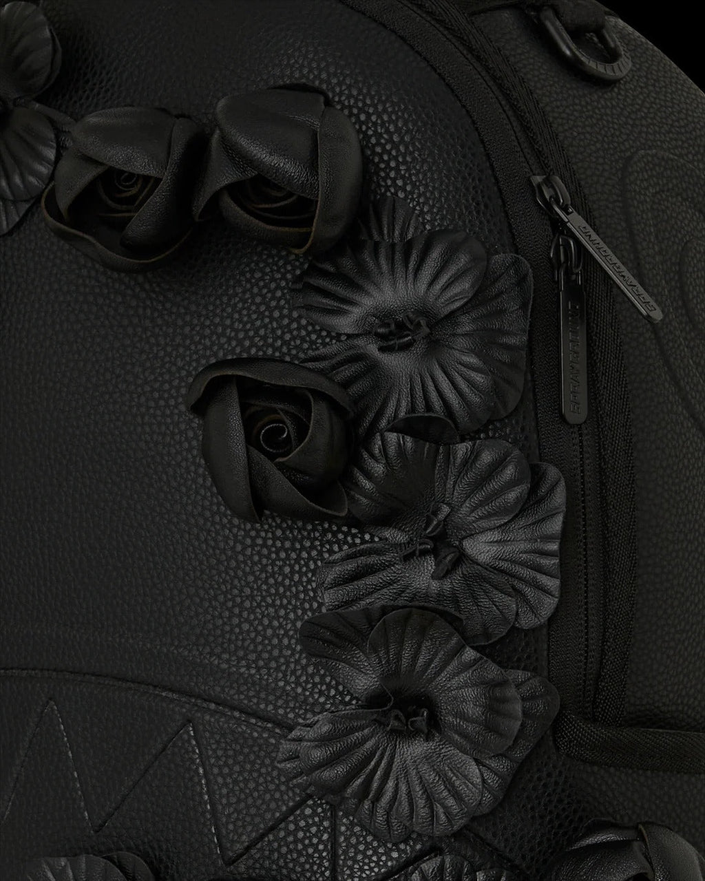 Sac à dos - NYBG BLACK LEATHER FLOWERS BACKPACK - SPRAYGROUND-Magna-Carta