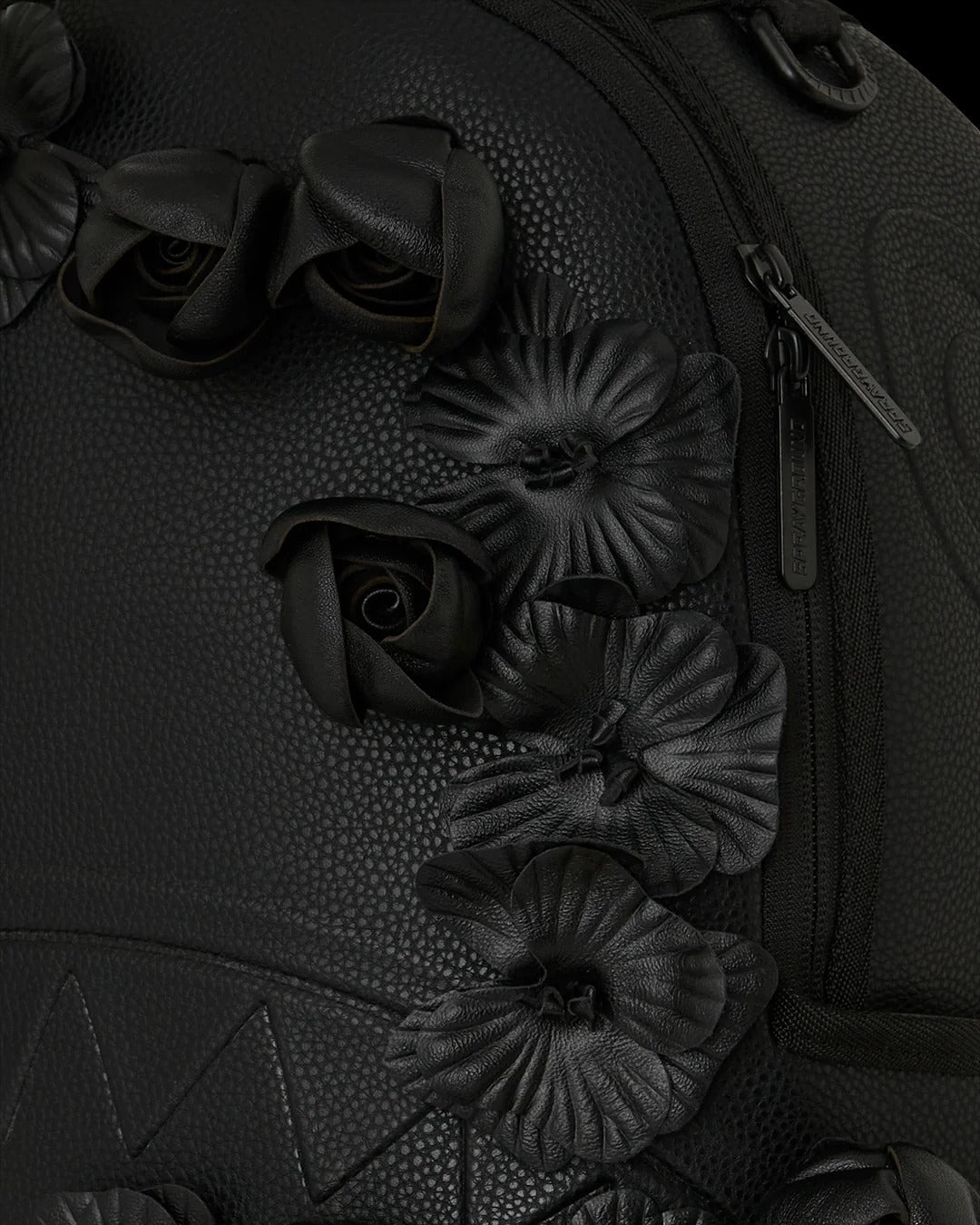 Sac à dos - NYBG BLACK LEATHER FLOWERS BACKPACK - SPRAYGROUND-Magna-Carta