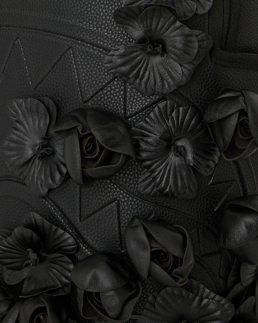 Sac à dos - NYBG BLACK LEATHER FLOWERS BACKPACK - SPRAYGROUND-Magna-Carta
