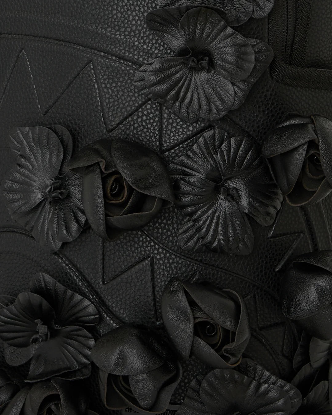 Sac à dos - NYBG BLACK LEATHER FLOWERS BACKPACK - SPRAYGROUND-Magna-Carta
