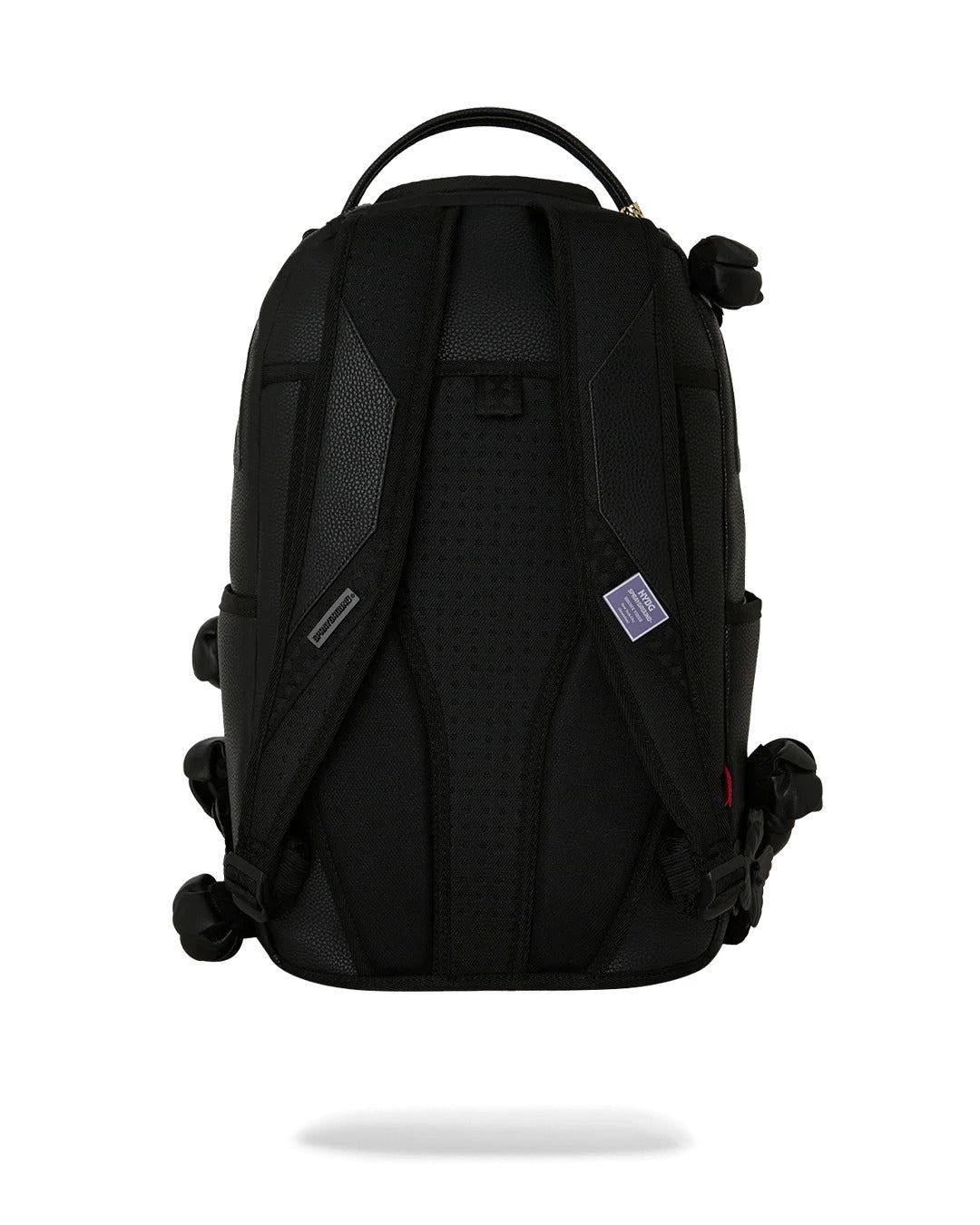 Sac à dos - NYBG BLACK LEATHER FLOWERS BACKPACK - SPRAYGROUND-Magna-Carta