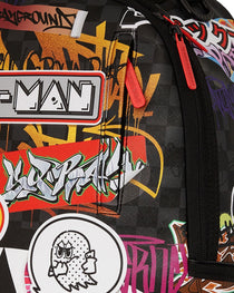 Sac à dos - PACMAN STICKERS DLXSV BACKPACK - SPRAYGROUND-Magna-Carta