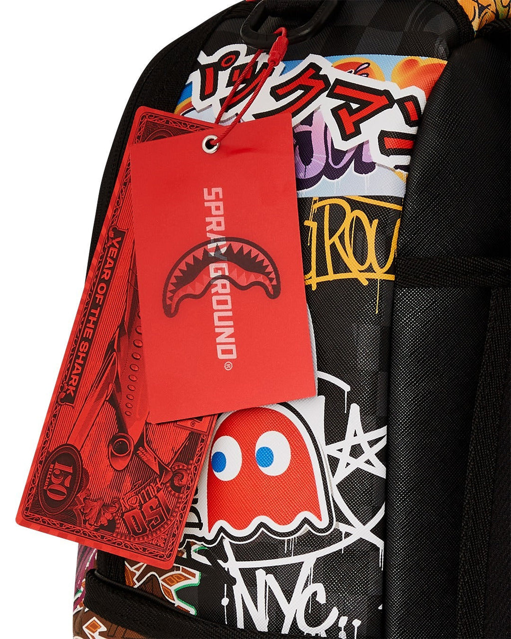 Sac à dos - PACMAN STICKERS DLXSV BACKPACK - SPRAYGROUND-Magna-Carta