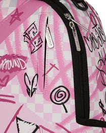 Sac à dos – PINK SMOKE CHECK DLXSV – SPRAYGROUND-Magna-Carta