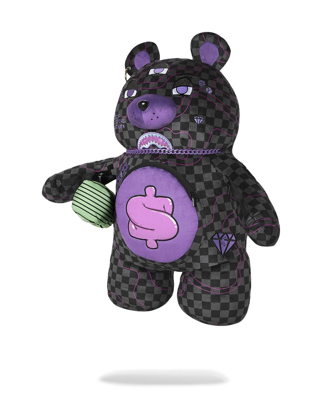 Sac à dos - PURPLE SLIME TAKEOVER BEAR BACKPACK - SPRAYGROUND-Magna-Carta