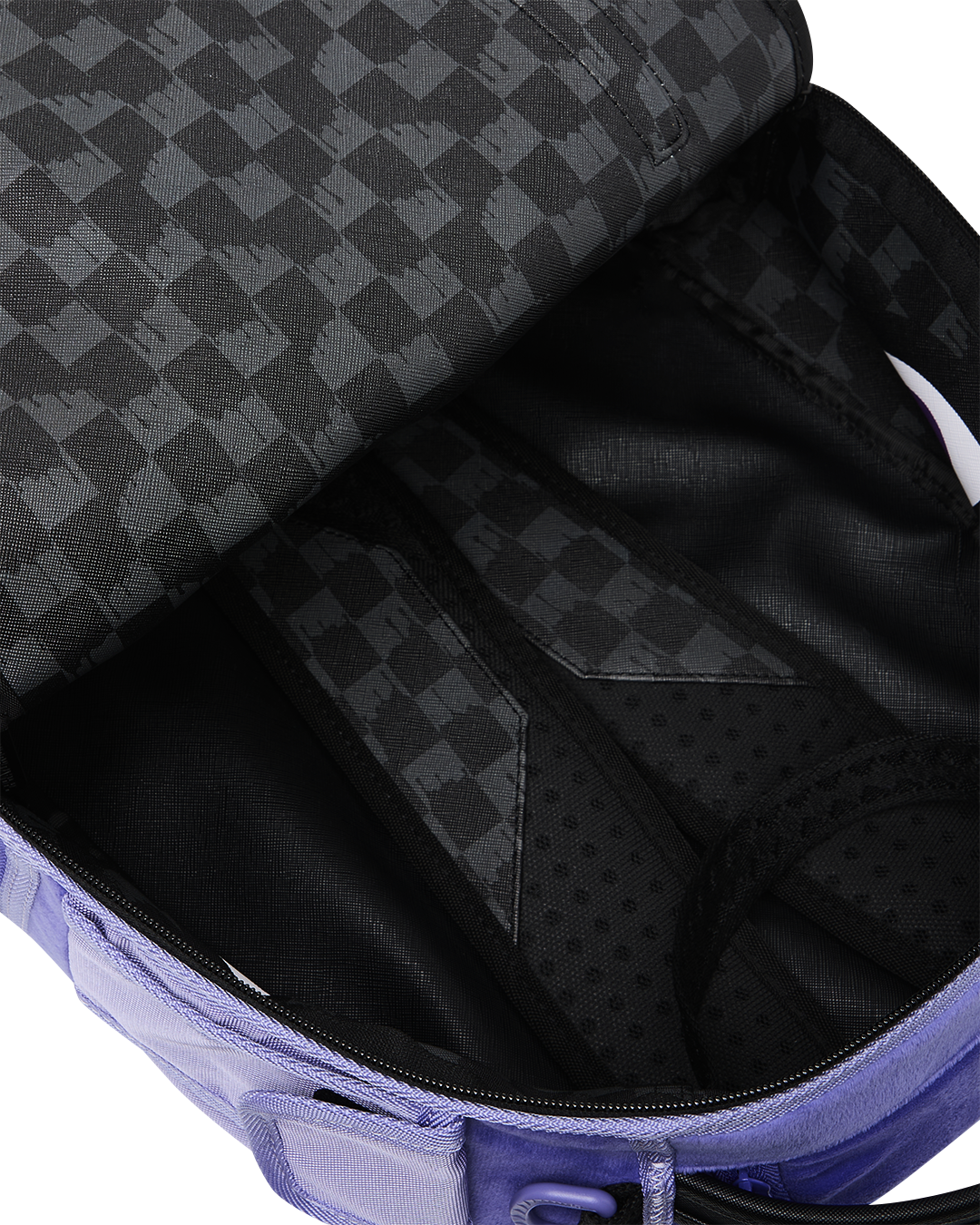 Sac à dos – REVERSE MODE PURPLE VELOUR TO BLACK CHECK – SPRAYGROUND-Magna-Carta