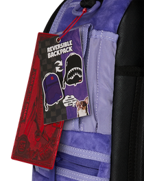 Sac à dos – REVERSE MODE PURPLE VELOUR TO BLACK CHECK – SPRAYGROUND-Magna-Carta