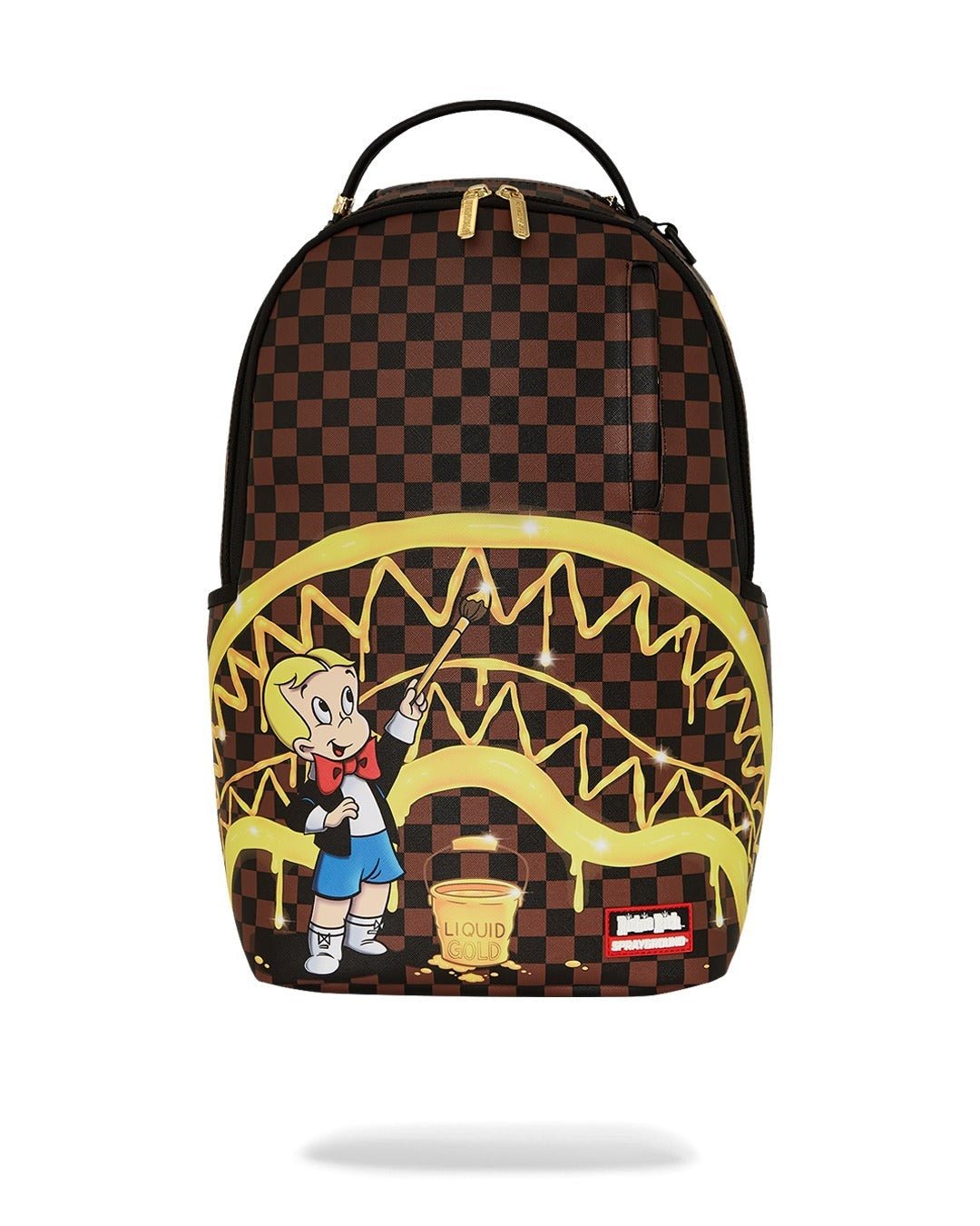 Sac à dos - RICHIE RICH GOLD SHARKMOUTH DLXSV BACKPACK - SPRAYGROUND-Magna-Carta Main image
