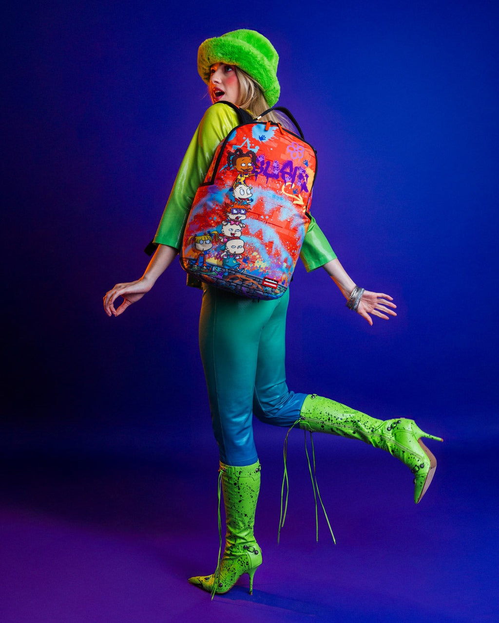 Sac à dos - RUGRATS PAINT SITUATION DLXR BACKPACK - SPRAYGROUND-Magna-Carta