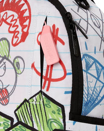 Sac à dos - SCRIBBLE MONEY DLXR BACKPACK - SPRAYGROUND-Magna-Carta