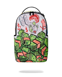 Sac à dos - SCRIBBLE MONEY DLXR BACKPACK - SPRAYGROUND-Magna-Carta