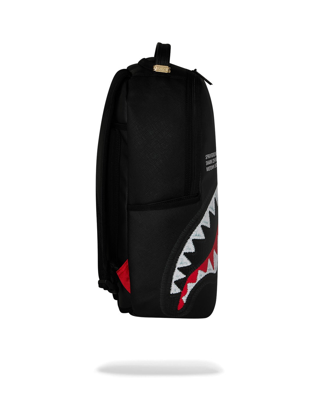 Sac à dos - SHARK CENTRAL BLACK EMBROIDERED SHARK BACKPACK - SPRAYGROUND-Magna-Carta