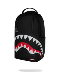 Sac à dos - SHARK CENTRAL BLACK EMBROIDERED SHARK BACKPACK - SPRAYGROUND-Magna-Carta
