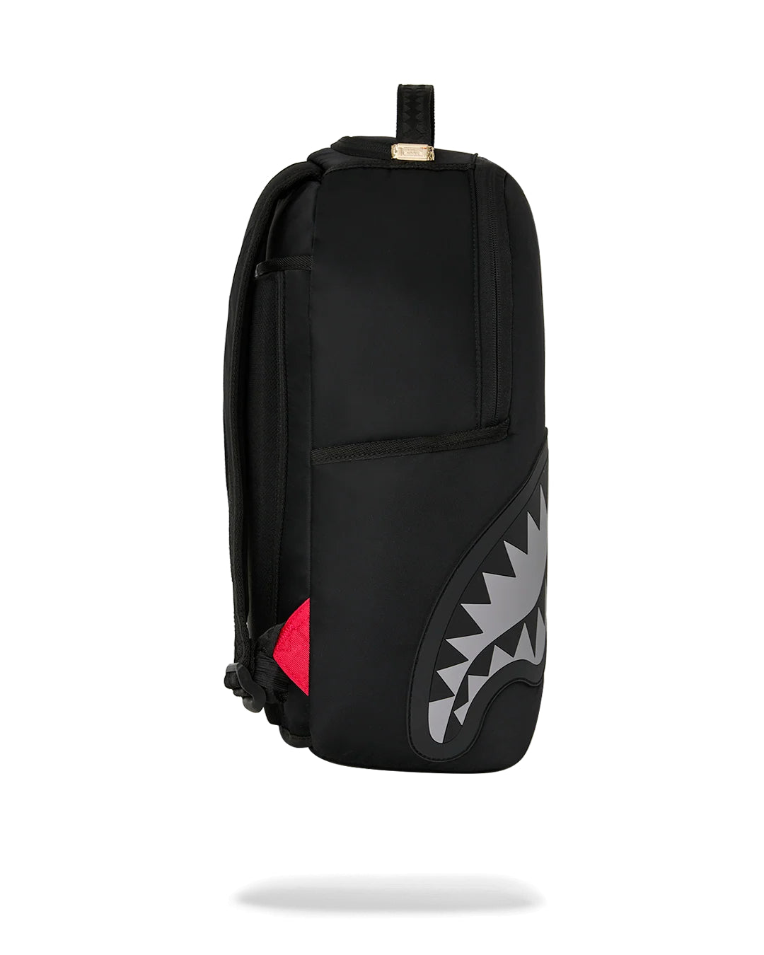Sac à dos - SHARK CENTRAL BLACK NYLON GRAY EMBOSSED BACKPACK - SPRAYGROUND-Magna-Carta