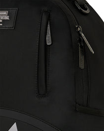 Sac à dos - SHARK CENTRAL BLACK NYLON GRAY EMBOSSED BACKPACK - SPRAYGROUND-Magna-Carta