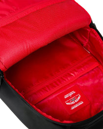 Sac à dos - SHARK CENTRAL BLACK NYLON GRAY EMBOSSED BACKPACK - SPRAYGROUND-Magna-Carta