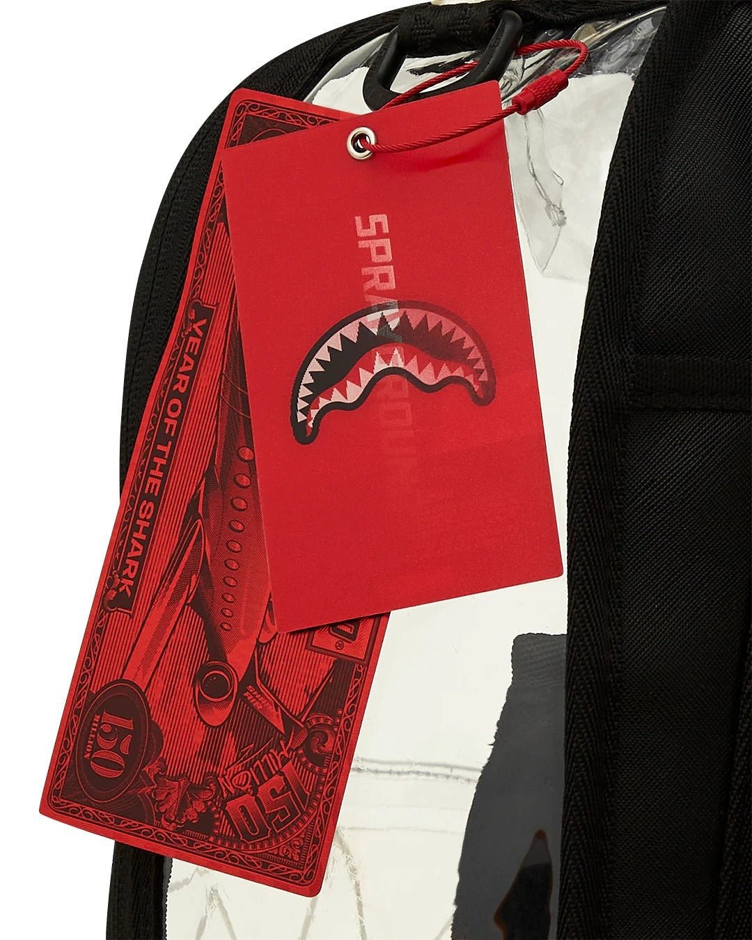 Sac à dos - SHARK CENTRAL CLEAR DLXSV BACKPACK BLACKPANEL - SPRAYGROUND-Magna-Carta