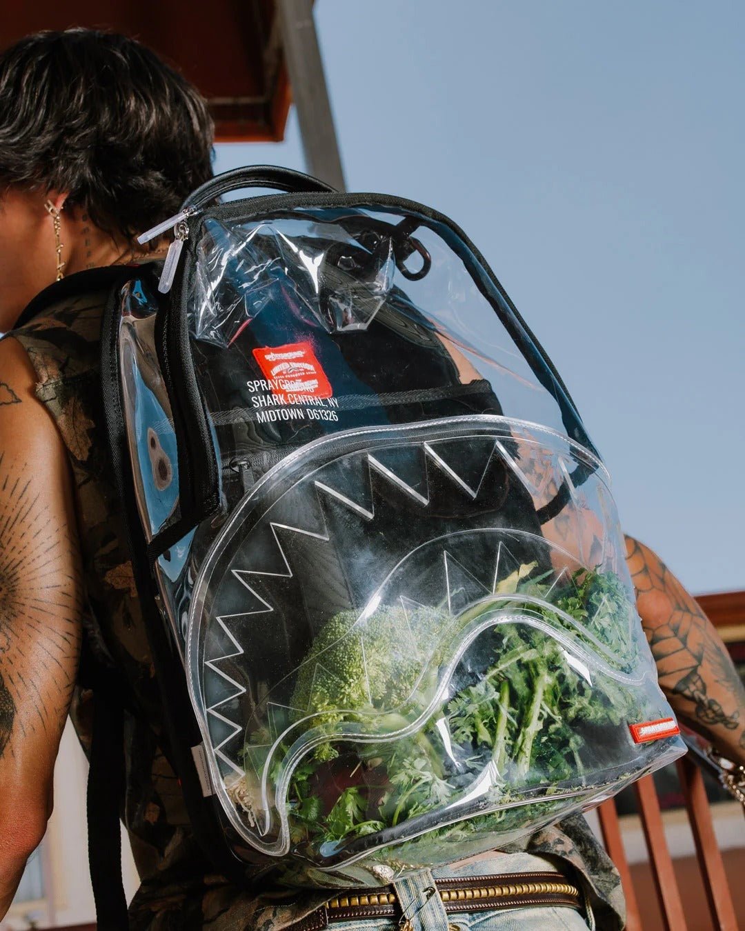 Sac à dos - SHARK CENTRAL CLEAR DLXSV BACKPACK BLACKPANEL - SPRAYGROUND Secondary image
