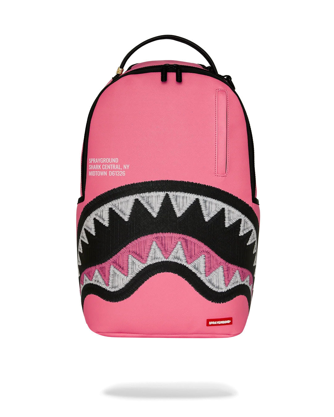 Sac à dos - SHARK CENTRAL PINK EMBROIDERED SHARK BACKPACK - SPRAYGROUND-Magna-Carta Image principale du produit