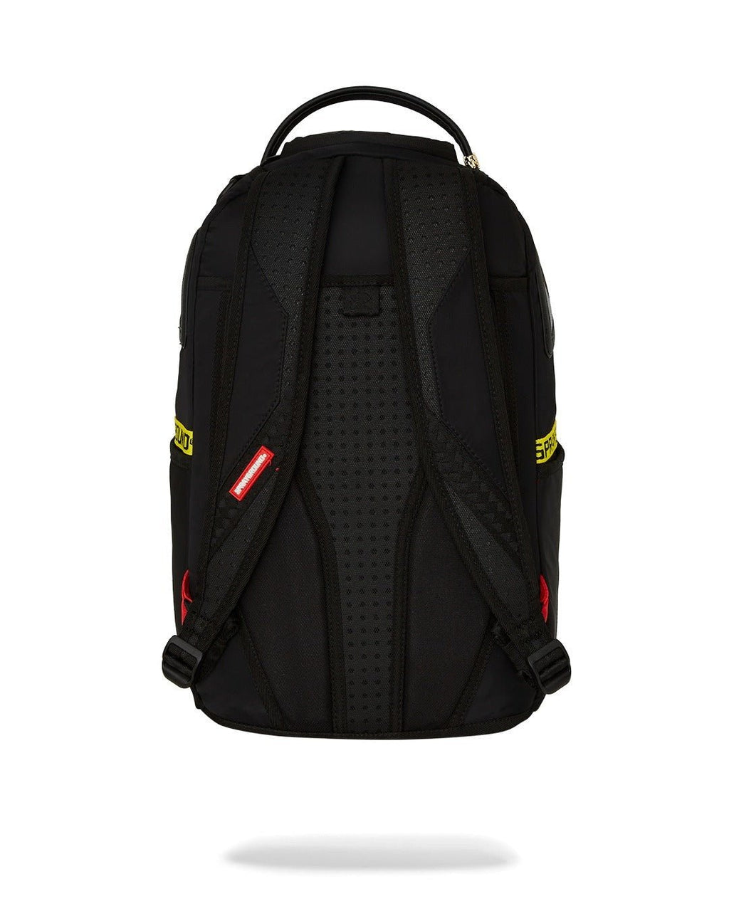 Sac à dos - SHARK CENTRAL YELLOW TAPE DLX SATIN BACKPACK - SPRAYGROUND-Magna-Carta