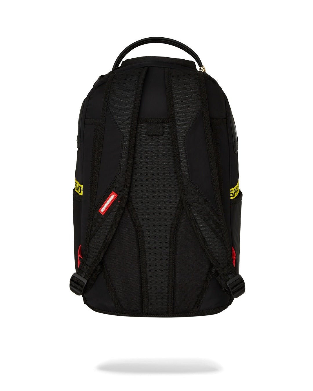 Sac à dos - SHARK CENTRAL YELLOW TAPE DLX SATIN BACKPACK - SPRAYGROUND-Magna-Carta