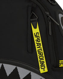 Sac à dos - SHARK CENTRAL YELLOW TAPE DLX SATIN BACKPACK - SPRAYGROUND-Magna-Carta