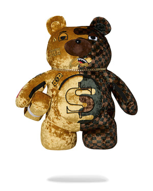 Sac à dos - SHARKS IN PARIS GOLD DRIP MONEYBEAR BACKPACK - SPRAYGROUND-Magna-Carta