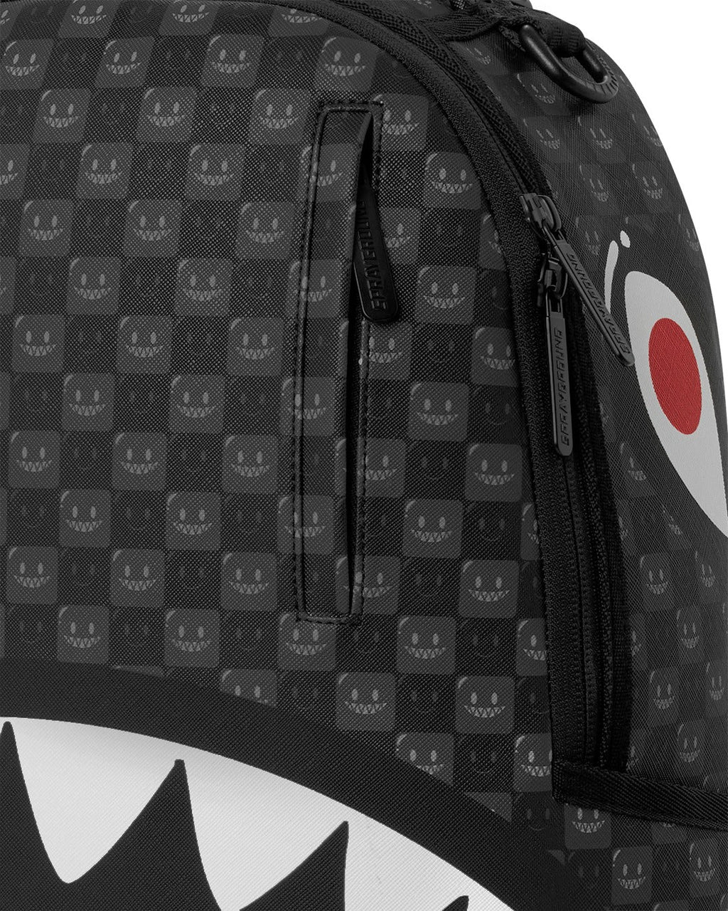 Sac à dos - SHARKS IN PARIS WTF BUBBLY BLACK CHECK BACKPACK - SPRAYGROUND-Magna-Carta