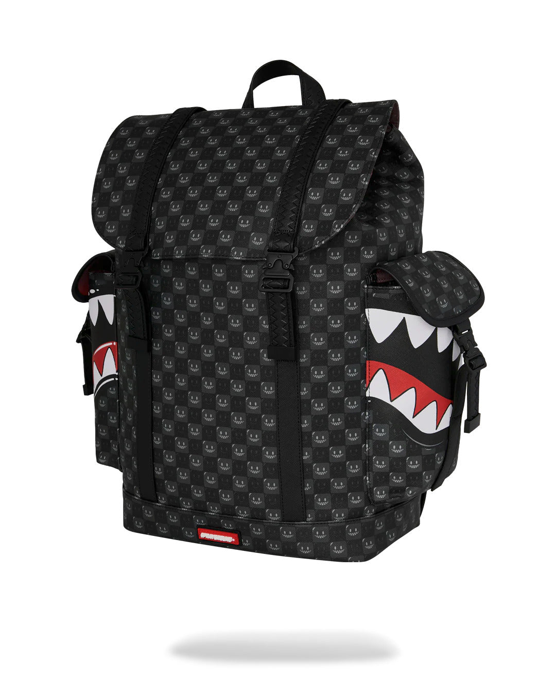 Sac à dos - SHARKS IN PARIS WTF BUBBLY BLACK CHECK MONTE CARLO - SPRAYGROUND-Magna-Carta