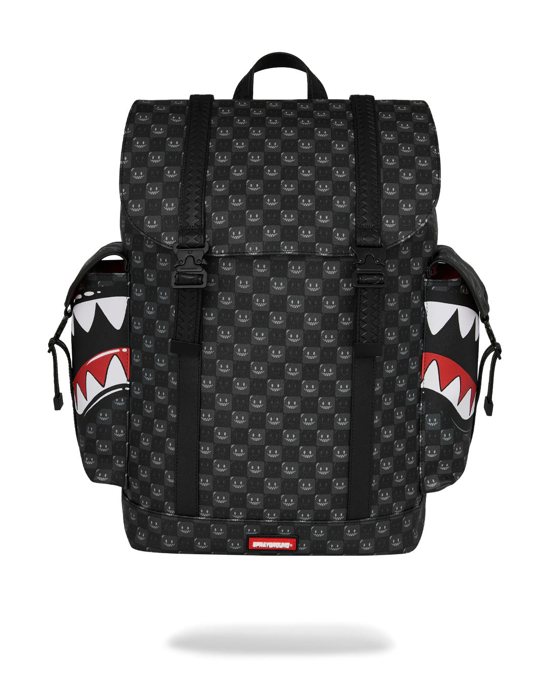 Sac à dos - SHARKS IN PARIS WTF BUBBLY BLACK CHECK MONTE CARLO - SPRAYGROUND-Magna-Carta Main image