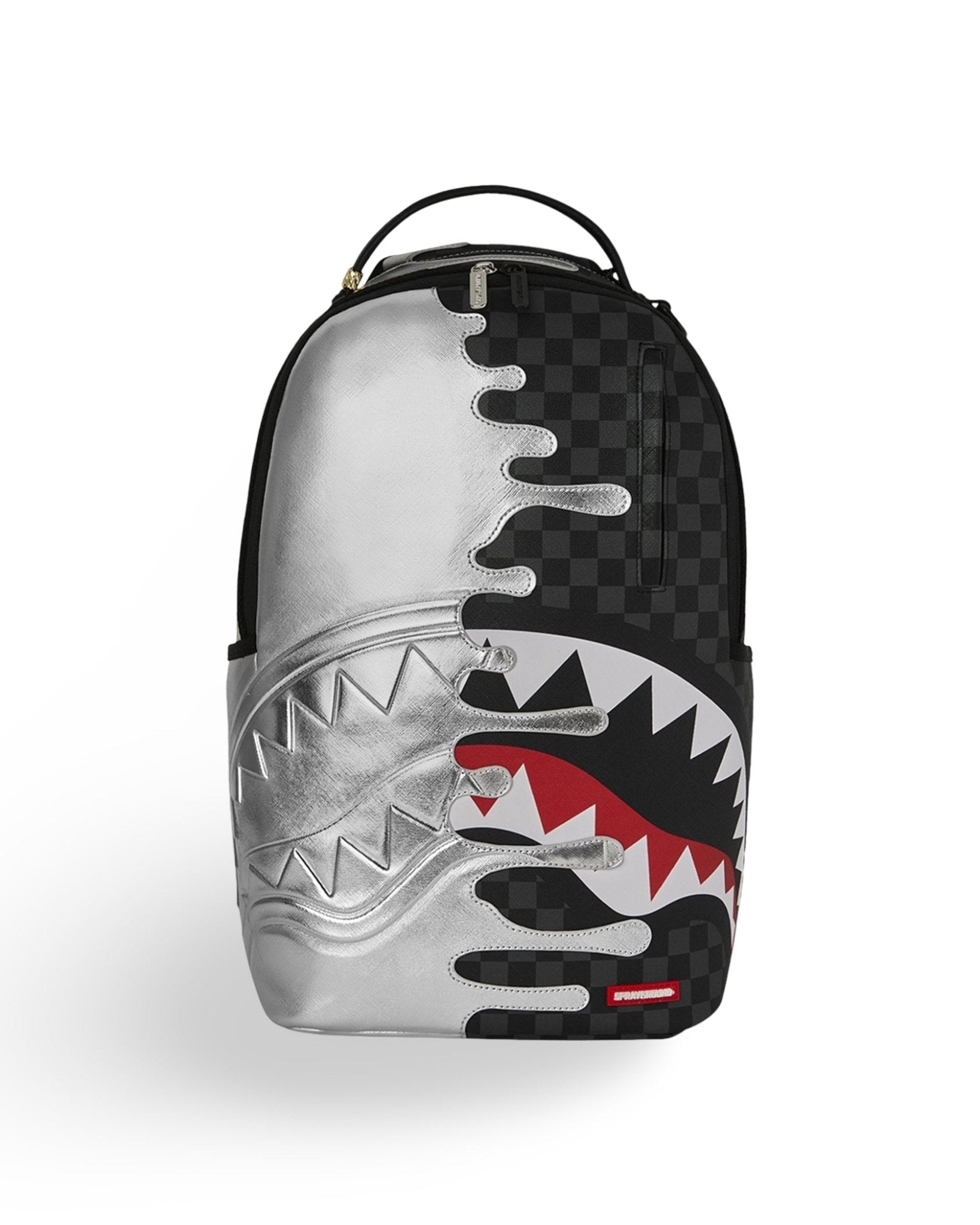 Sac à dos - SILVER SIDE DRIP BLACK CHECK DLXSV BACKPACK - SPRAYGROUND-Magna-Carta