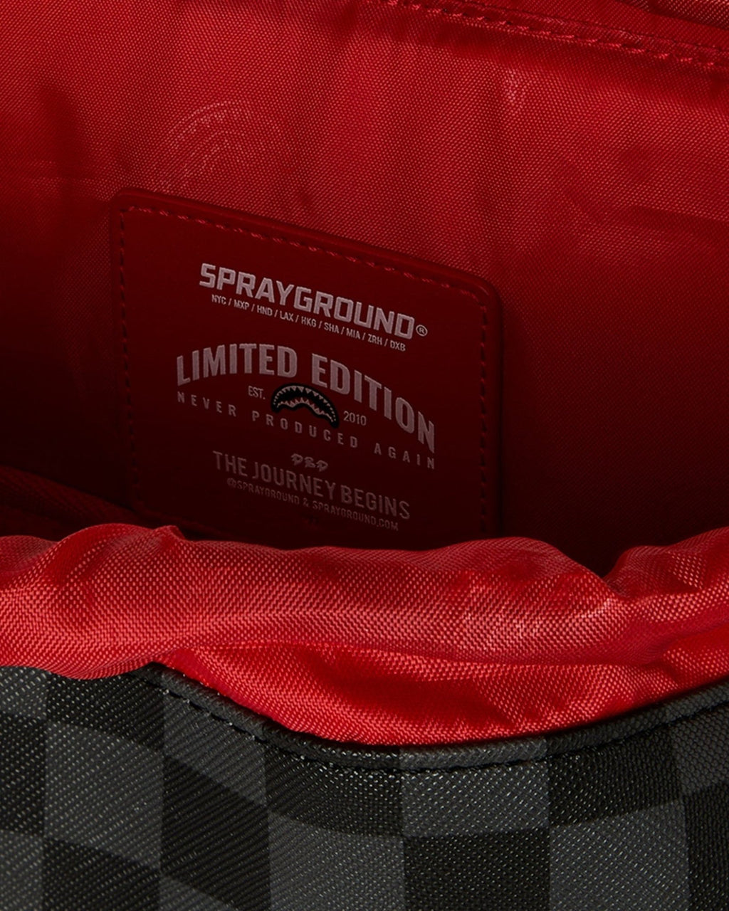 Sac à dos - SILVER SIDE DRIP BLACK CHECK MONTE CARLO - SPRAYGROUND-Magna-Carta