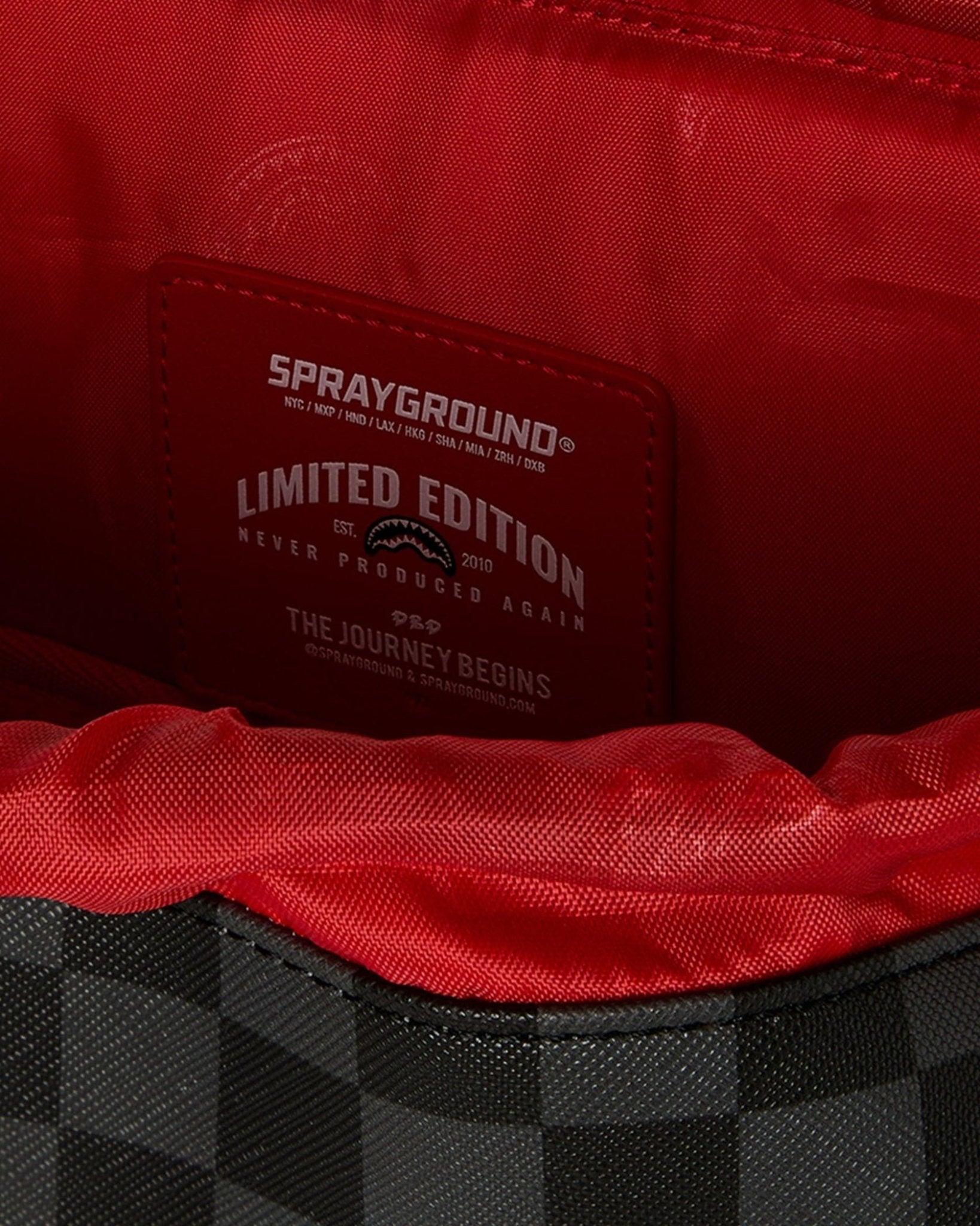 Sac à dos - SILVER SIDE DRIP BLACK CHECK MONTE CARLO - SPRAYGROUND-Magna-Carta