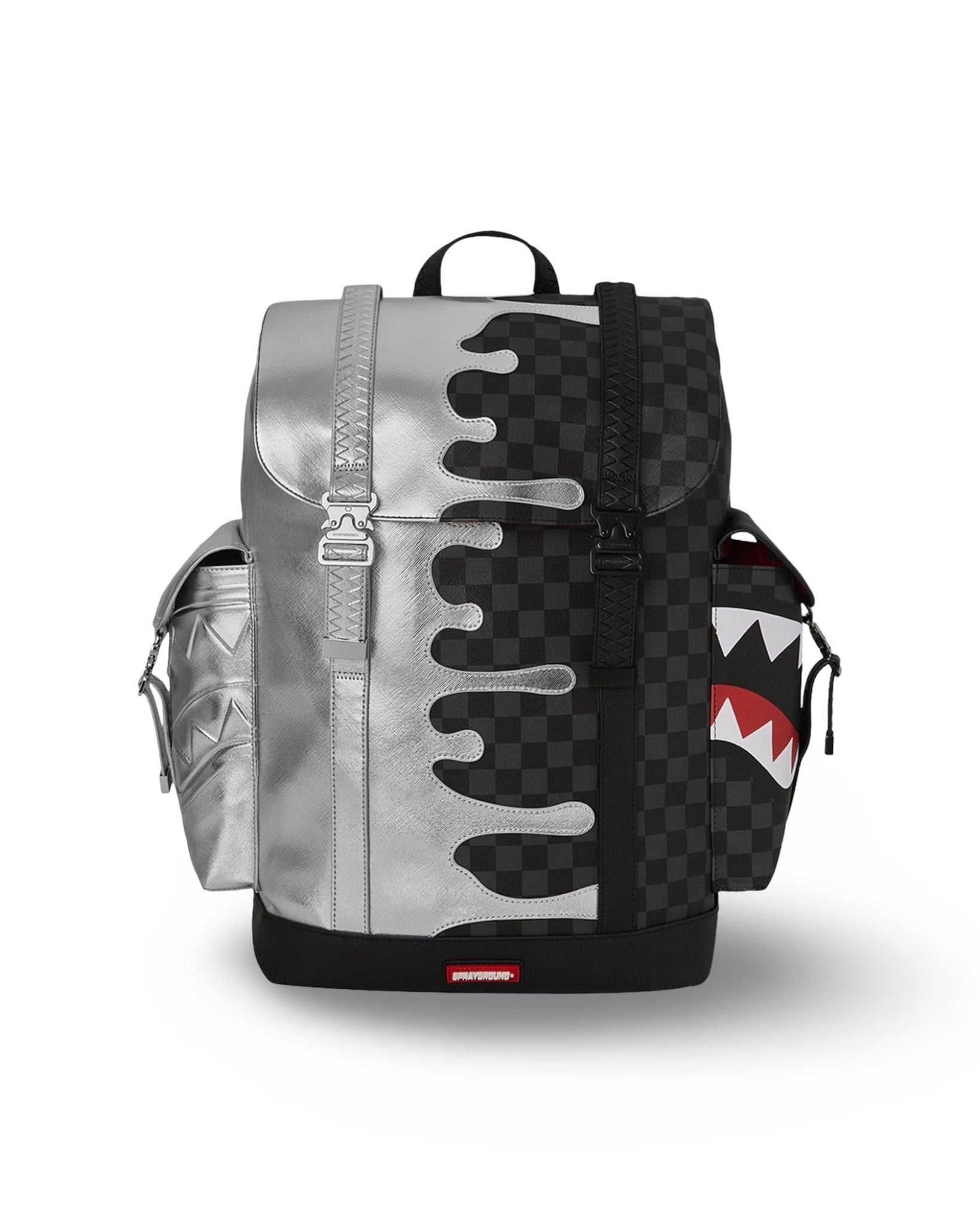 Sac à dos - SILVER SIDE DRIP BLACK CHECK MONTE CARLO - SPRAYGROUND-Magna-Carta Main image