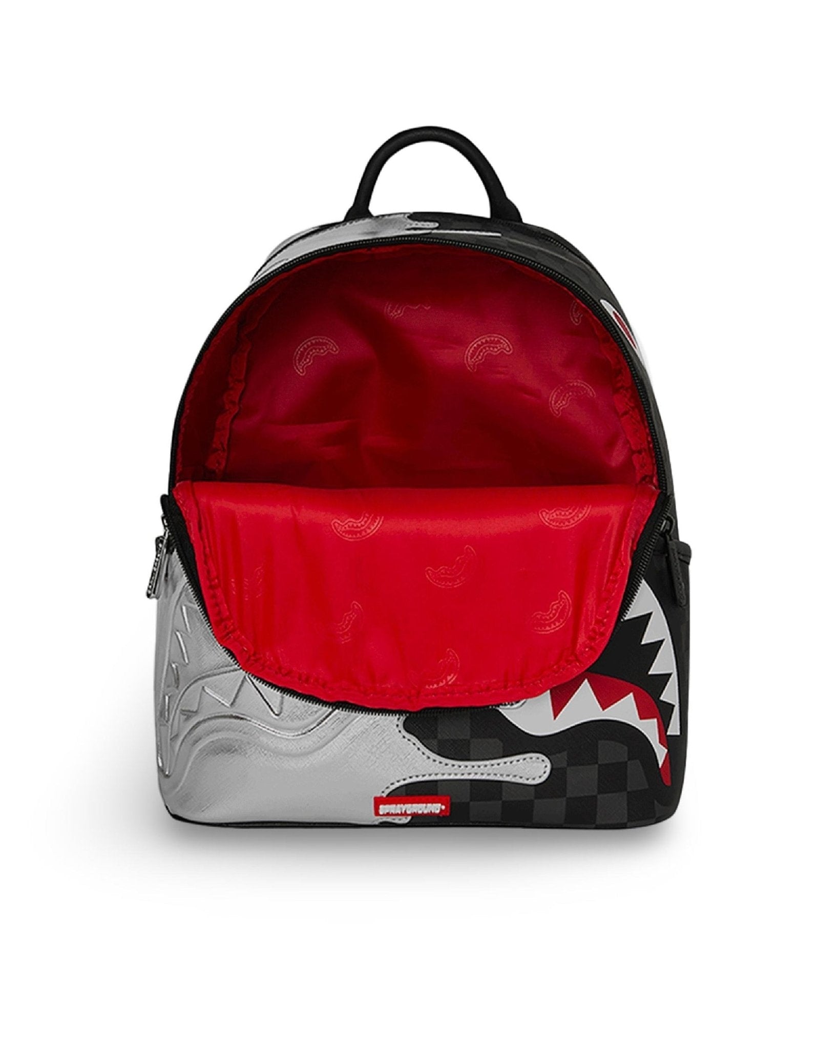 Sac à dos - SILVER SIDE DRIP BLACK CHECK SAVAGE BACKPACK - SPRAYGROUND-Magna-Carta