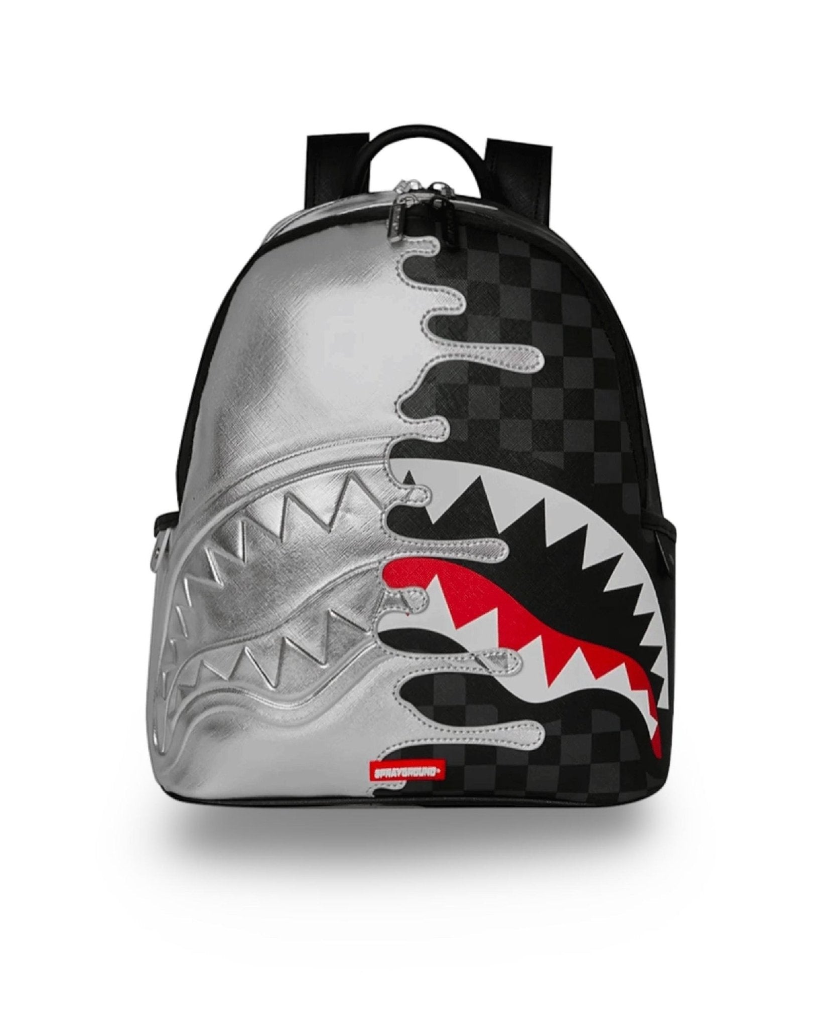 Sac à dos - SILVER SIDE DRIP BLACK CHECK SAVAGE BACKPACK - SPRAYGROUND-Magna-Carta Main image
