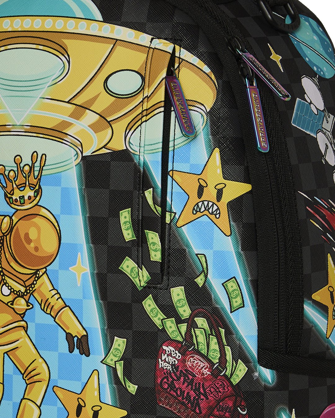 Sac à dos - SPACE WARPED RMX DLXSV BACKPACK - SPRAYGROUND-Magna-Carta