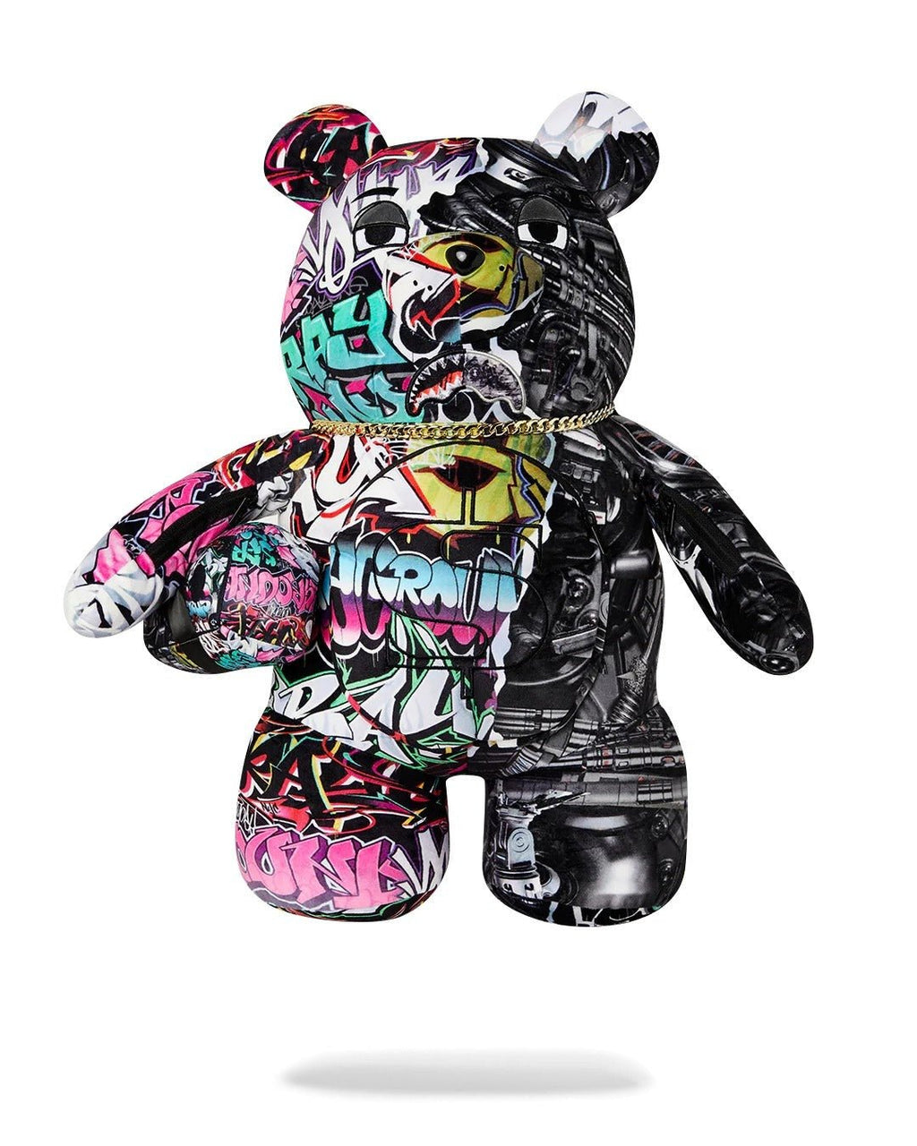 Sac à dos - SPLIT CYBERSHARK MONEYBEAR TEDDY BEAR - SPRAYGROUND-Magna-Carta