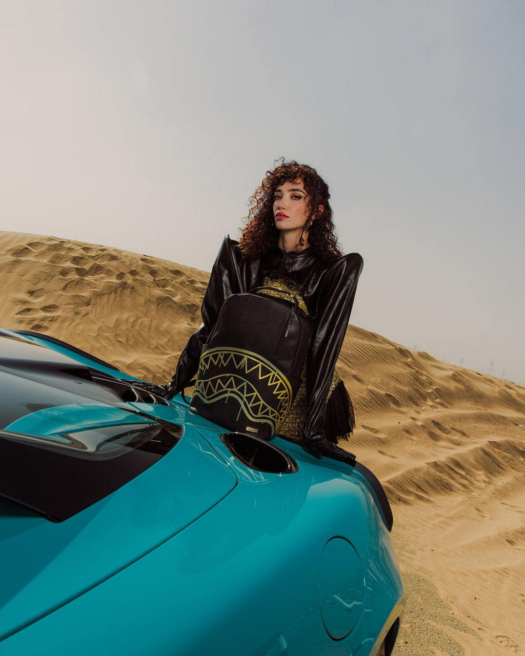 Sac à dos - THAT GOLD DRAP BACKPACK - SPRAYGROUND-Magna-Carta