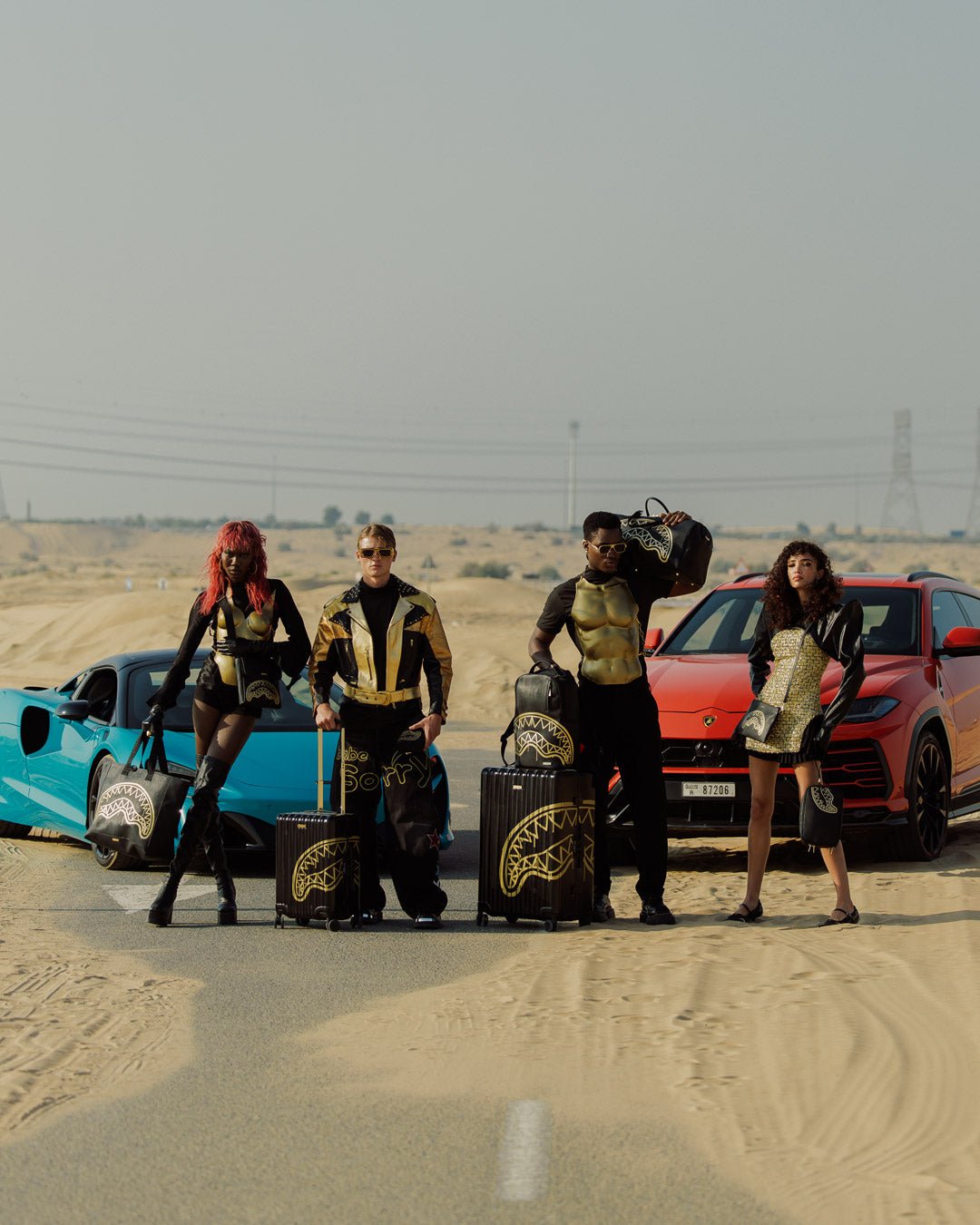 Sac à dos - THAT GOLD DRAP BACKPACK - SPRAYGROUND-Magna-Carta