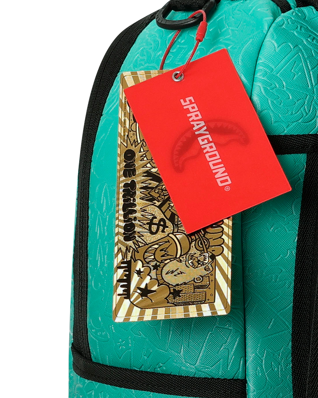 Sac à dos - TURQUOISE DOODLE EMBOSS BACKPACK - SPRAYGROUND-Magna-Carta